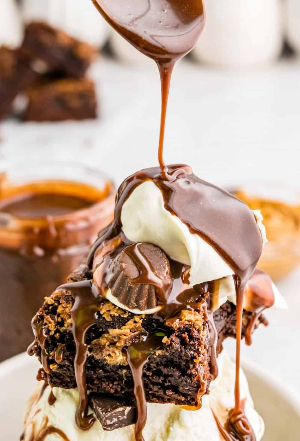 Brownie with Ice Cream